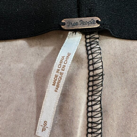 Free People Brown Velvet Flares Stretchy Boho 70s Maximal Festival Pattern Sz S - Picture 8 of 8